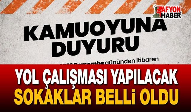 Belediye açıkladı: Sekiz Sokak Trafiğe Kapatılıyor
