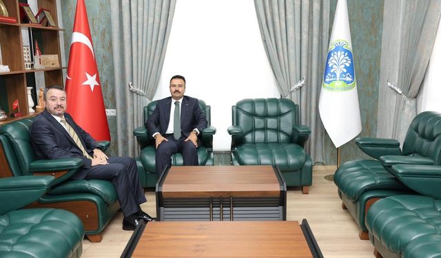 Kaymakam Bingöl’den Başkan Öztaş'a Ziyaret