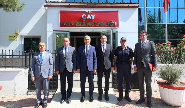 Vali Aktaş'tan Çay İlçesine Kritik Ziyaret