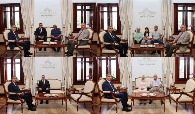 Afyon Valiliği’nde Anlamlı Buluşma