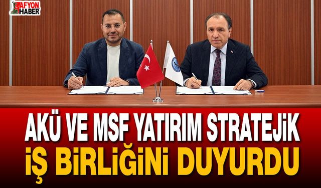 Afyon’da Savunma Sanayisi İçin Dev Adım