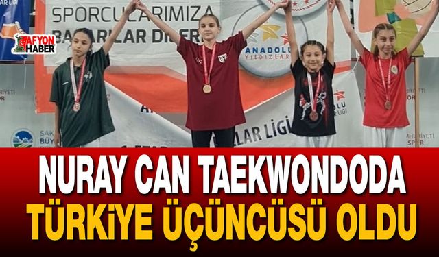 Afyonlu Nuray Can Sakarya’da derece yaptı