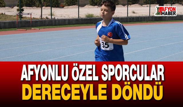 Afyonlu Sporcular Konya’dan Madalyayla Döndü