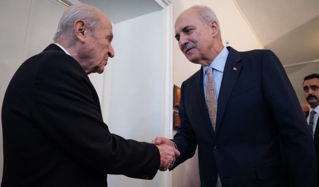 TBMM Başkanı Kurtulmuş'tan Bahçeli'ye Ziyaret