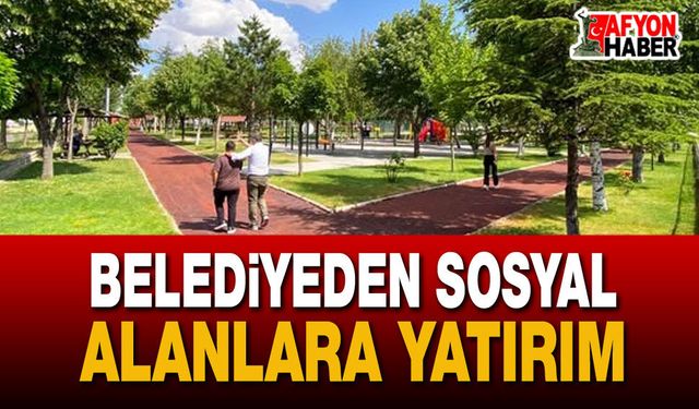 Afyon Belediyesi'nden Parklarda Modern Dönüşüm