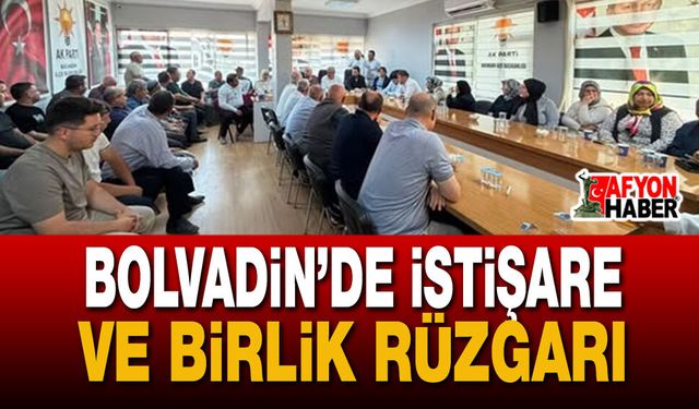 AK Parti Bolvadin İlçe Danışma Meclisi Toplandı