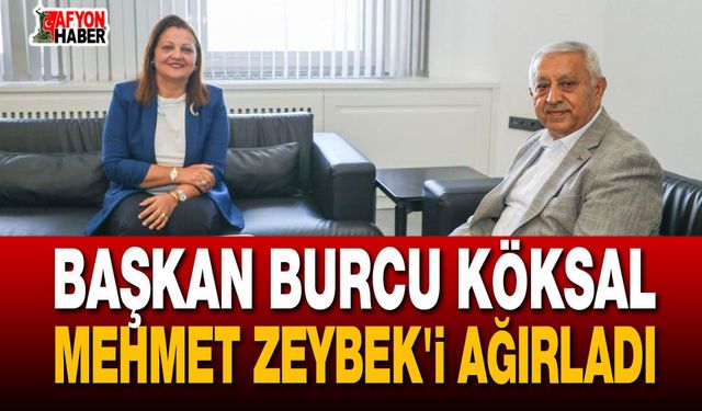 Başkan Köksal Mehmet Zeybek'i Ağırladı!.