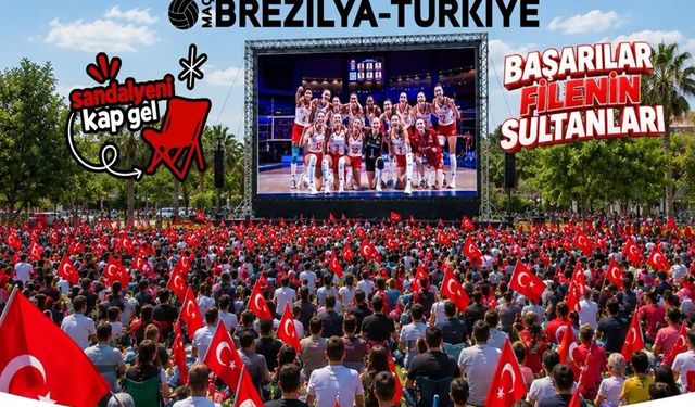 Afyon’da Filenin Sultanları İçin Dev Ekran