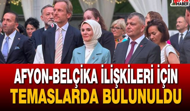 Afyon-Belçika İlişkileri İçin Temaslarda Bulunuldu
