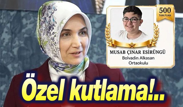 Musab Çınar'a özel kutlama geldi!..