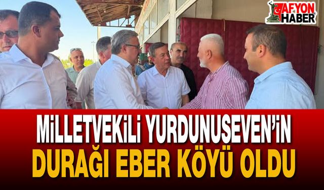 Milletvekili Yurdunuseven Çay’da: Eber Köyü Meyve Hali Esnafını Dinledi