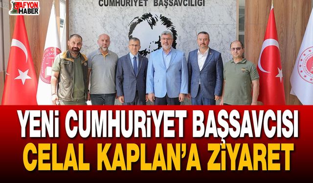 Protokolden Başsavcı Kaplan'a Hayırlı Olsun Ziyareti