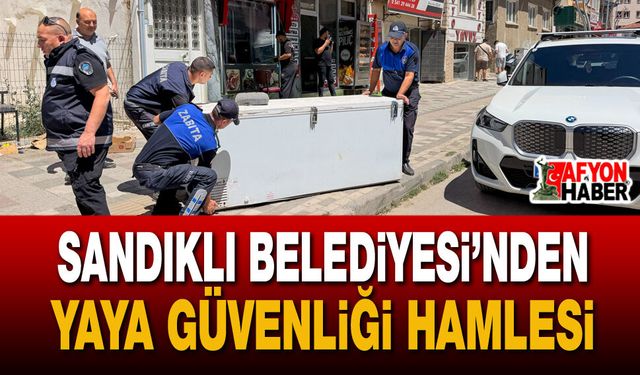 Sandıklı Belediyesi’nden yaya güvenliği hamlesi