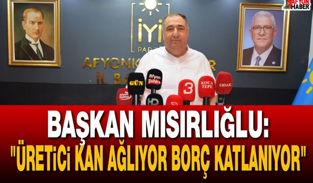 "Üretici Kan Ağlıyor Borç Katlanıyor!"