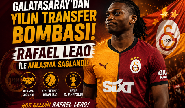 Galatasaray'dan Yılın Transfer Bombası: Rafael Leao İle Anlaşma Sağlandı!