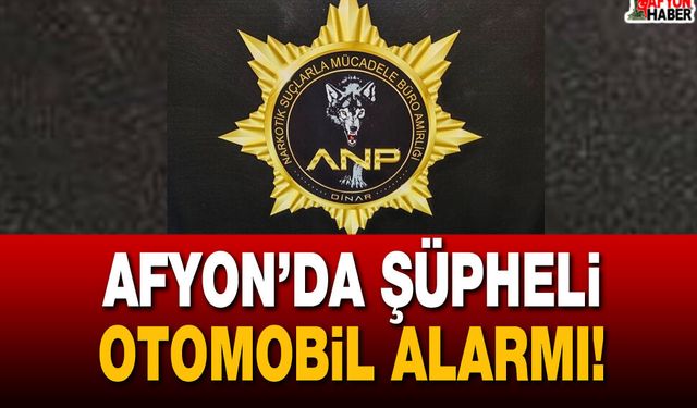 Afyon’da şüpheli otomobil alarmı!