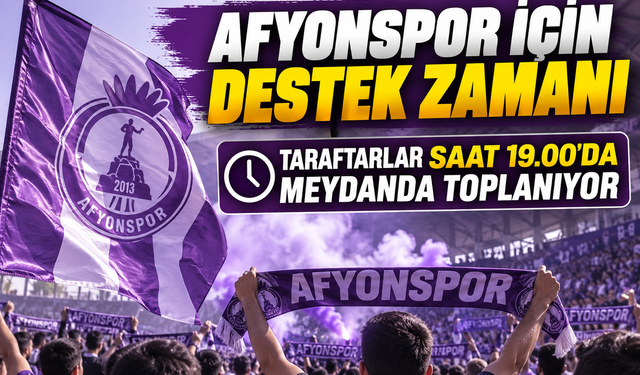 Afyonspor için destek zamanı