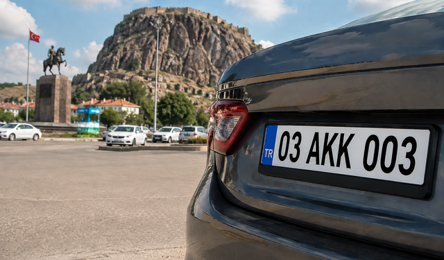 Afyon'da yeni araç alanlara hangi plaka veriliyor?