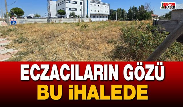 Eczacıların gözü bu ihalede