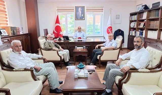 Hafız Halil İbrahim Ertunç’tan İl Müftüsü İmamoğlu’na Ziyaret