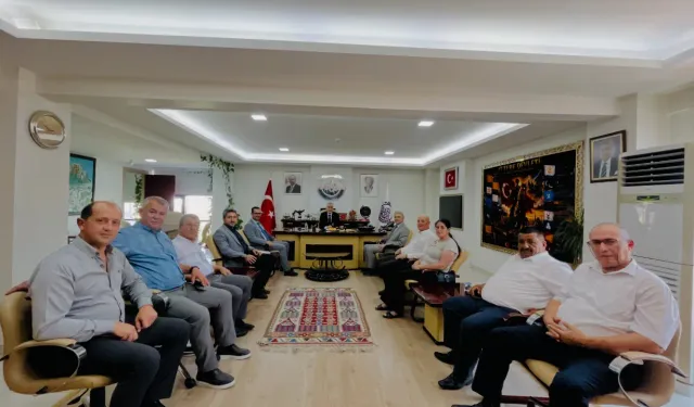 İl Müdürleri ESOB Başkanı Cengiz Üstün’le görüştü