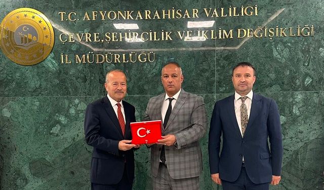 MHP Heyetinden Müdür Kara'ya hayırlı olsun ziyareti