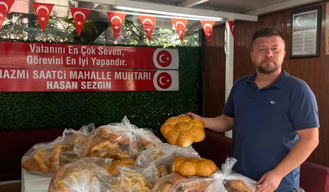 Mevlid Kandilinde gıda hayır çarşısı