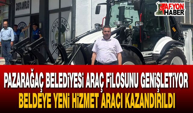 Pazarağaç Belediyesi araç filosunu genişletiyor: Beldeye yeni hizmet aracı kazandırıldı