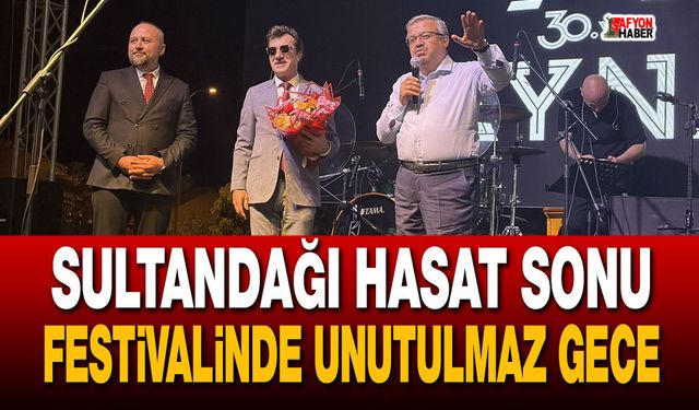Sultandağı Hasat Sonu Festivalinde Unutulmaz Gece
