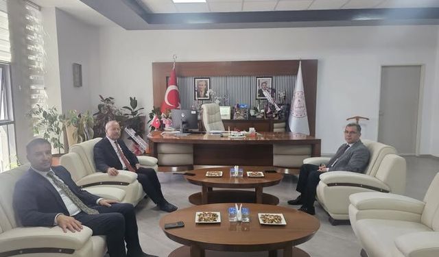 Taytak ve Kahveci’den İl Milli Eğitim Müdürü’ne ziyaret