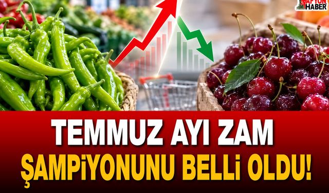 Temmuz ayı zam şampiyonunu belli oldu!
