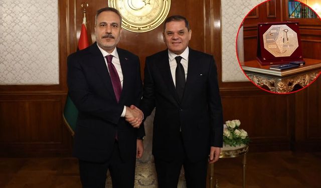 Bakan Fidan'ın Libya Ziyaretinde Dikkat Çeken Detay