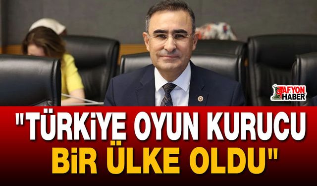 "Türkiye Oyun Kurucu Bir Ülke Oldu"