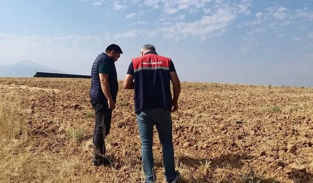 Afyon'da uydu verileri sahada denetleniyor