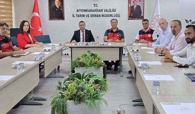Afyon'da Kırsal Alanlar Kalkınma Projesi Toplantısı Yapıldı