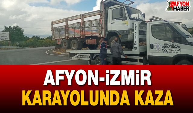 Afyon-İzmir karayolunda kaza!