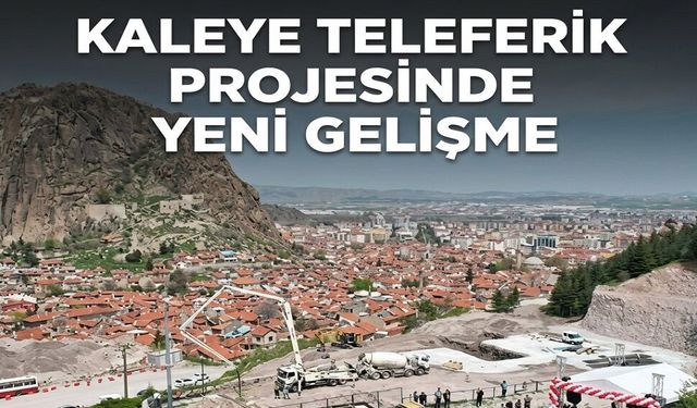 Kaleye Teleferik Projesinde yeni gelişme