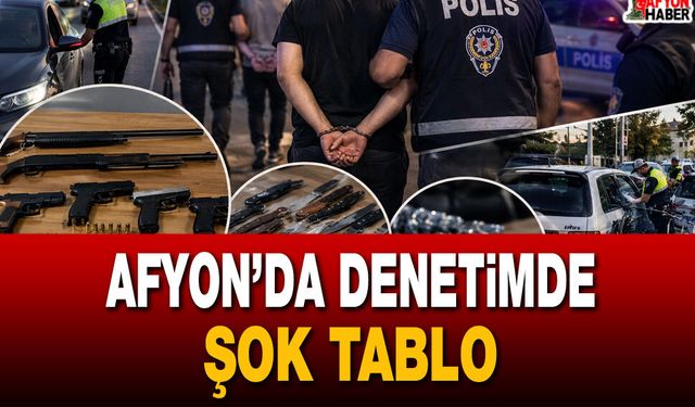 Afyon’da Denetimde Şok Tablo