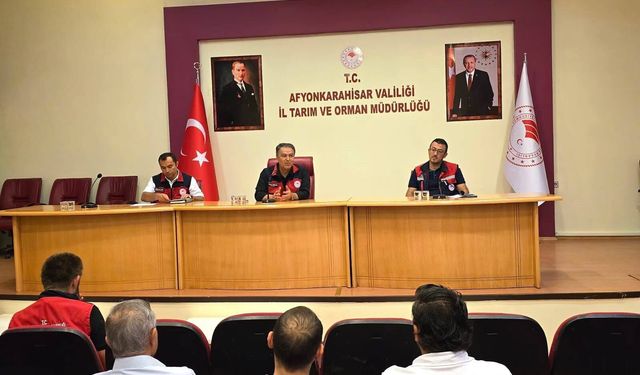 Afyon’da kesimhane işletmeleri bilgilendirme toplantısı yapıldı