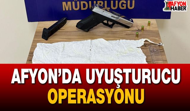 Afyon’da uyuşturucu operasyonu: 2 şüpheli tutuklandı