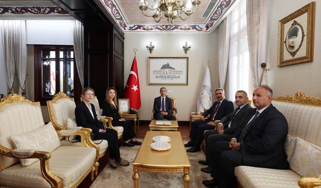 Afyon'da Bakanlık heyetinden Valiliğe ziyaret