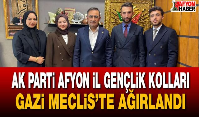 AK Parti Afyon İl Gençlik Kolları Gazi Meclis'te ağırlandı