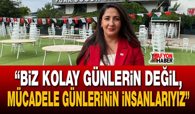 Betül Kayabaşı: “geri adım atmayacağız”