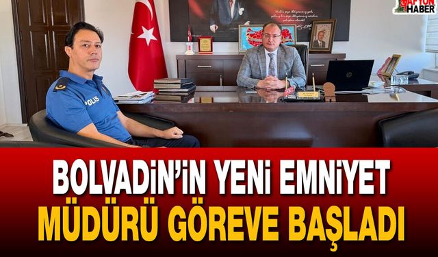 Bolvadin’in Yeni Emniyet Müdürü Göreve Başladı