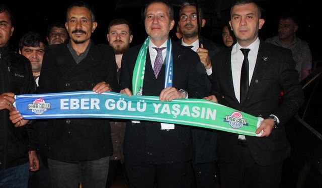 Eber Gölü Yaşasın Hareketi'ne Fatih Erbakan'dan tam destek