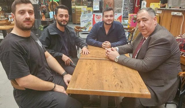 Mısırlıoğlu, Abdülkadir Türkkan’ın yeni iş yerini ziyaret etti