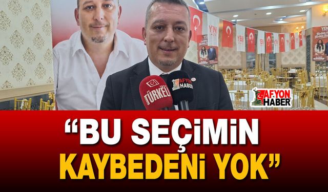 Başkan Şallı: “bu seçimin kaybedeni yok”
