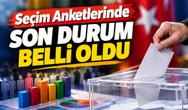 Seçim anketlerinde son durum belli oldu