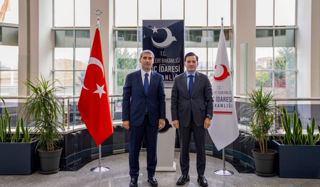 Vali Naci Aktaş'tan Göç İdaresi Başkanı Yazıcı'ya Ziyaret