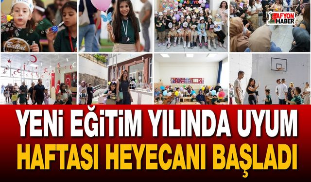 Yeni eğitim yılında uyum haftası heyecanı başladı